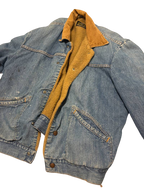 sherpa lined denim trucker jacket