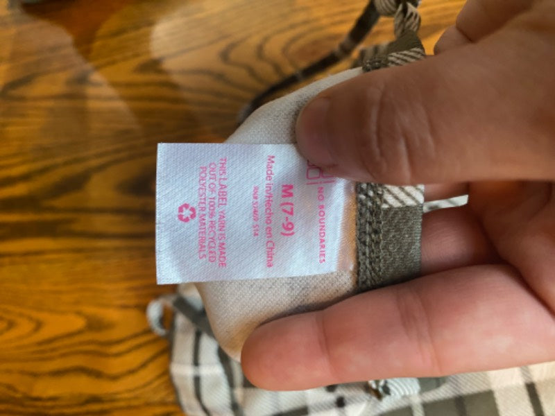 plaid crop top spaghetti straps