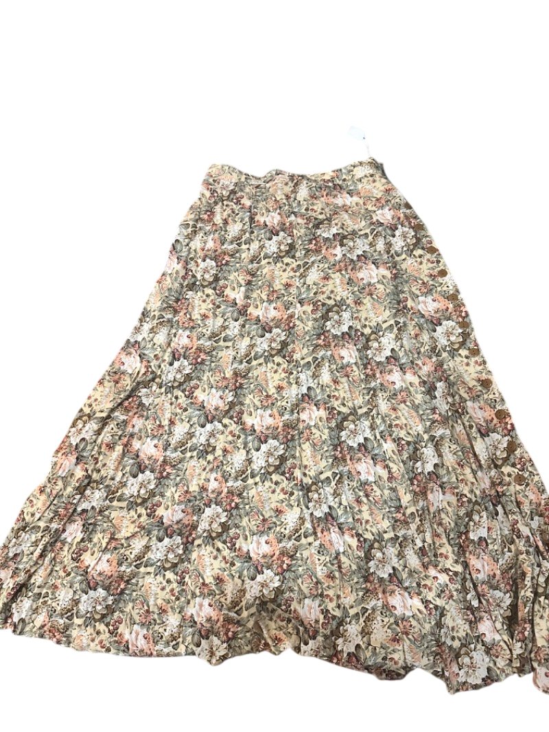 floral midi skirt with tags
