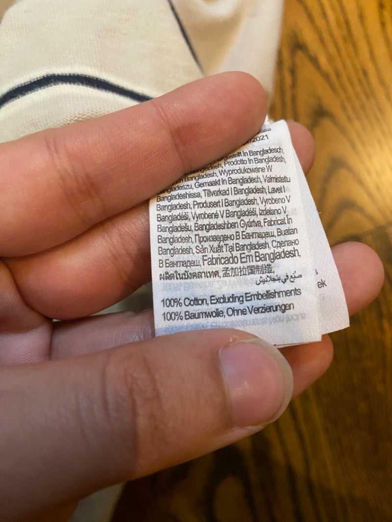 striped long sleeve rugby shirt