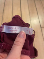 velvet lace-up bandeau top