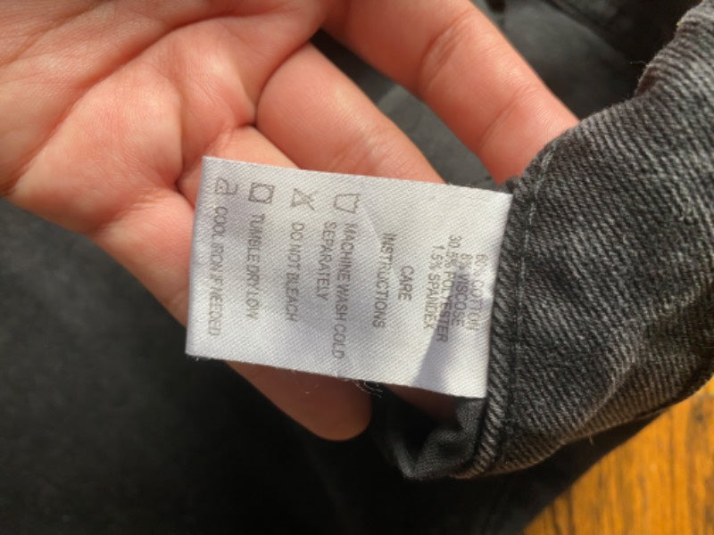 straight leg black jeans