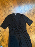 black jumpsuit for brunch with the girlies