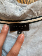 textured zip polo shirt