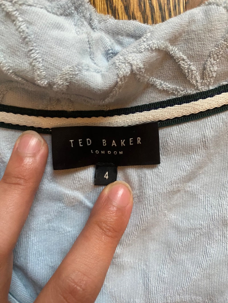 textured zip polo shirt