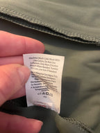 zippered lightweight green jacket