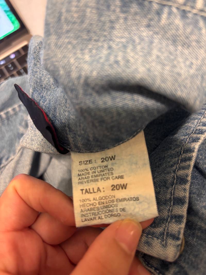 blue denim vest 100% cotton