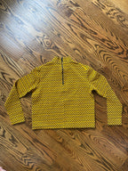 funky geometric patterned long sleeve top