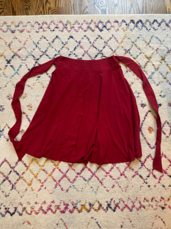 scarlet wrap skirt