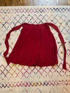 scarlet wrap skirt