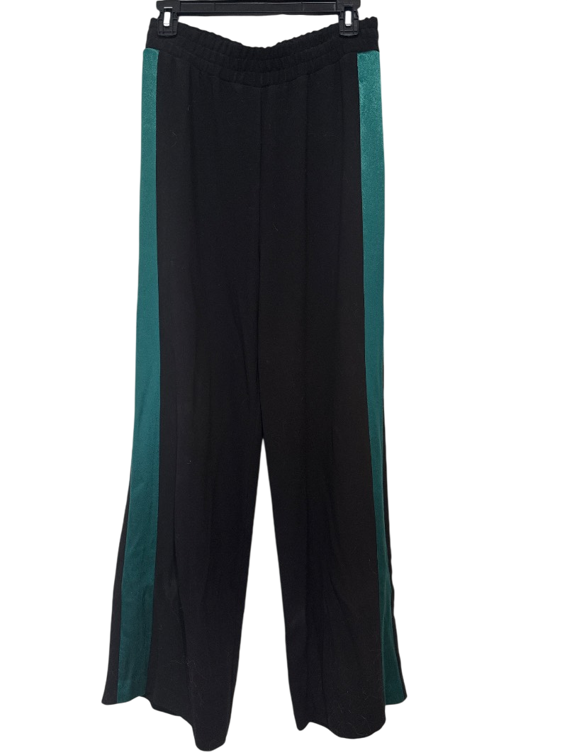 maje colorblock wide-leg pants