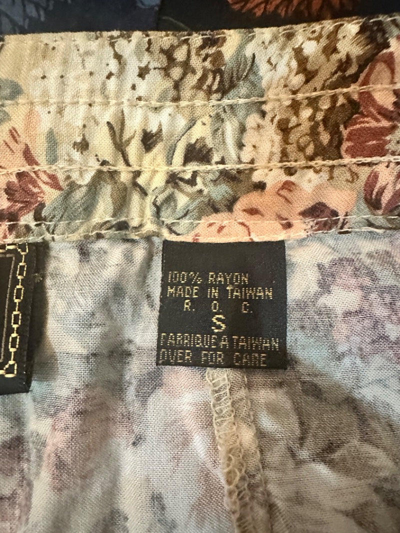 floral midi skirt with tags