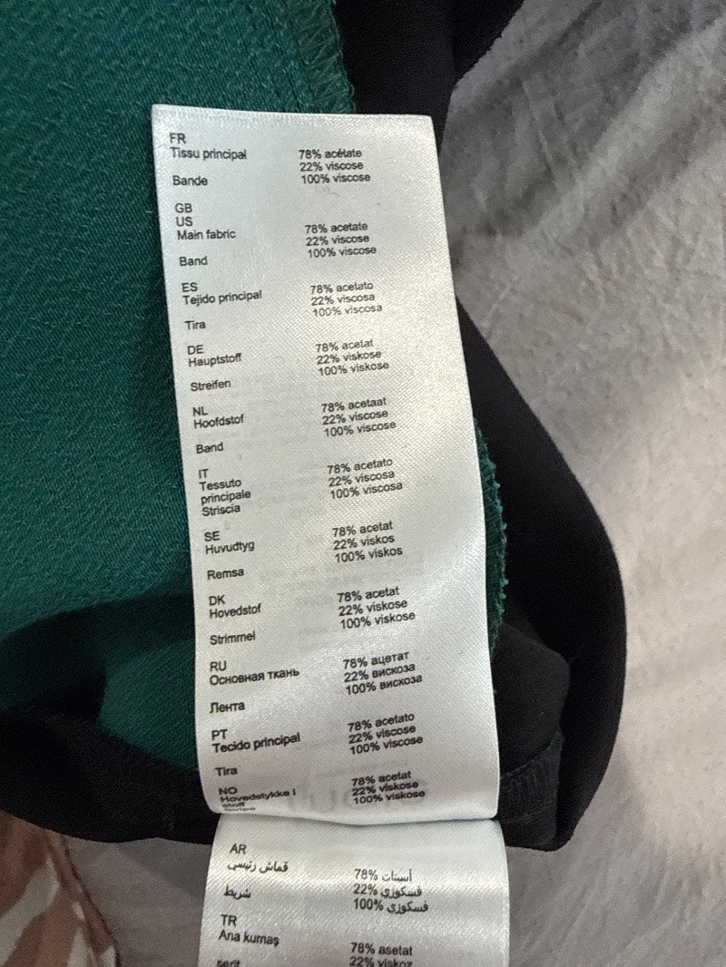 maje colorblock wide-leg pants