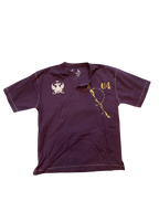 printed henley shirt