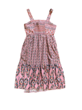 geometric print sundress pink