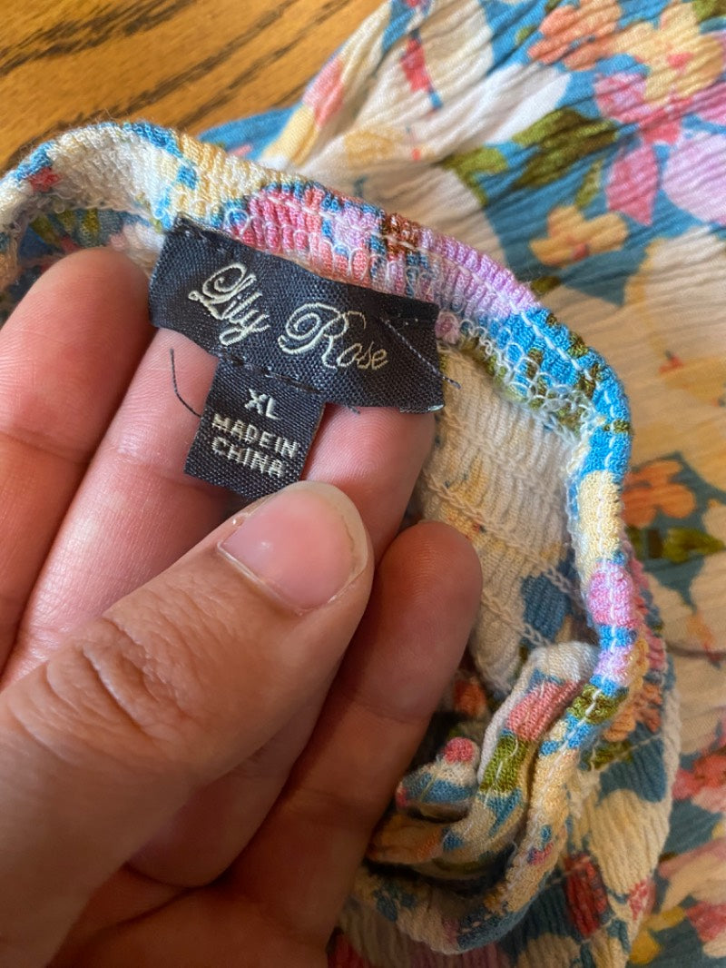 floral print sundress