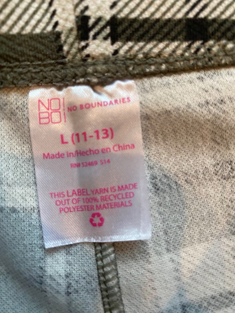 plaid wide-leg trousers