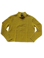 funky geometric patterned long sleeve top