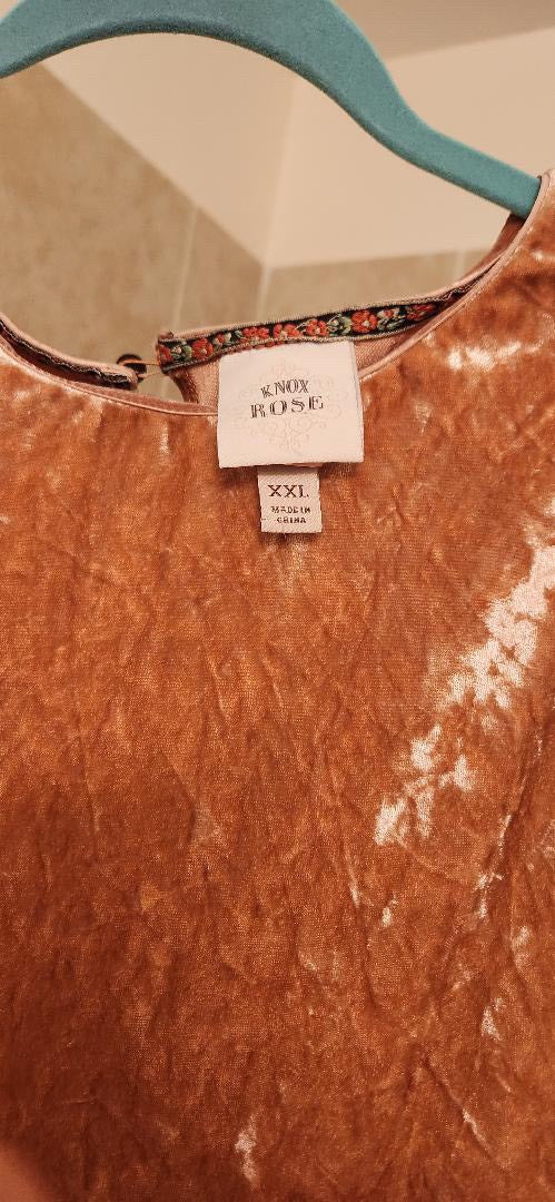 crushed velvet sleeveless top