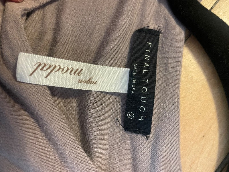 taupe sleeveless maxi dress