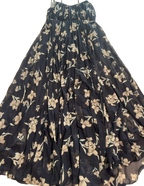 navy floral maxi dress