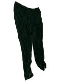 green velvet plus size pants