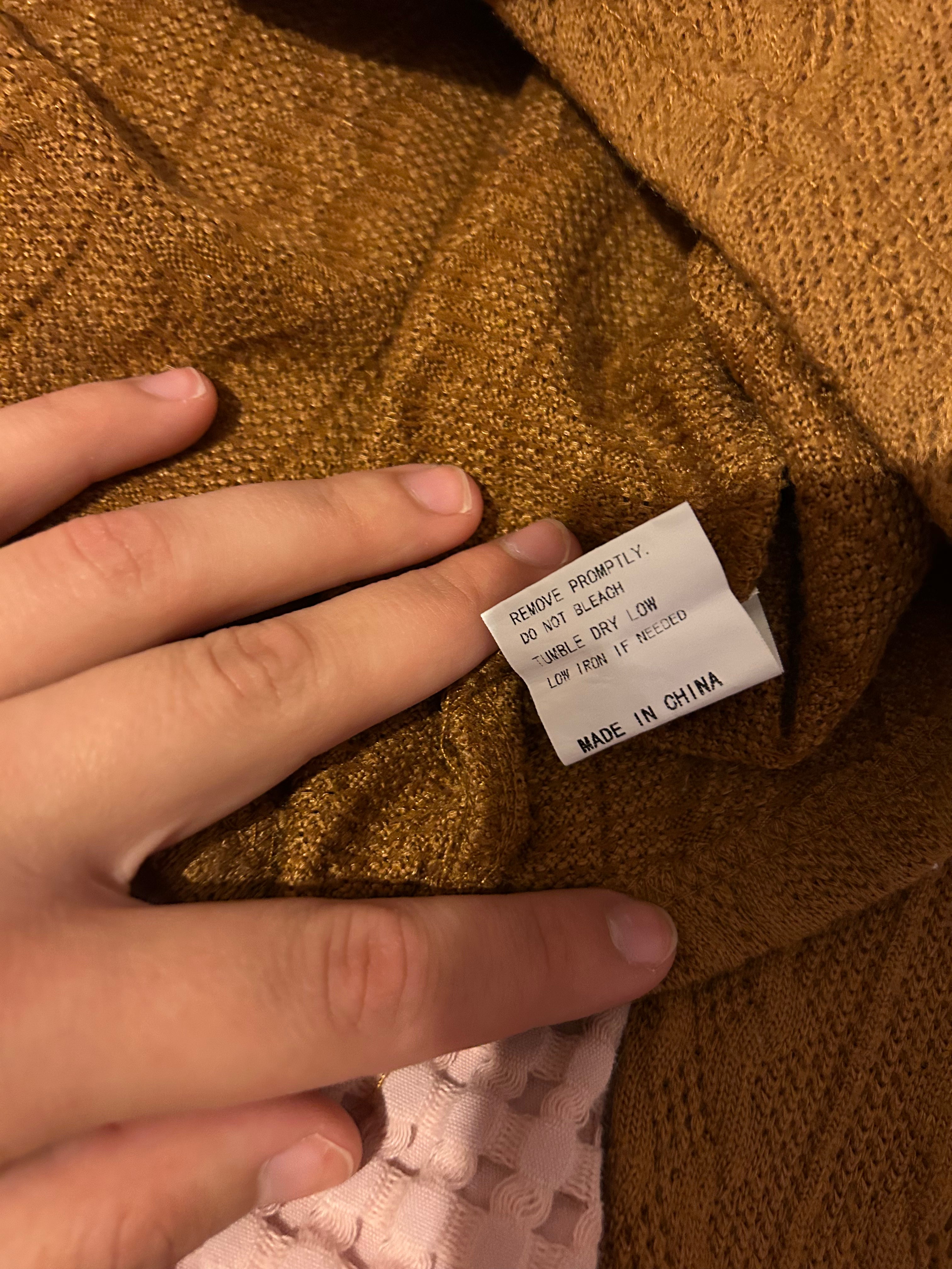 cozy mustard cropped knit top