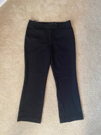 tommy hilfiger black dress pants