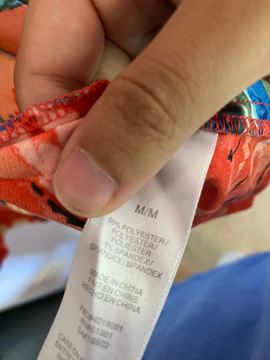 breezy orange abstract floral shirt dress