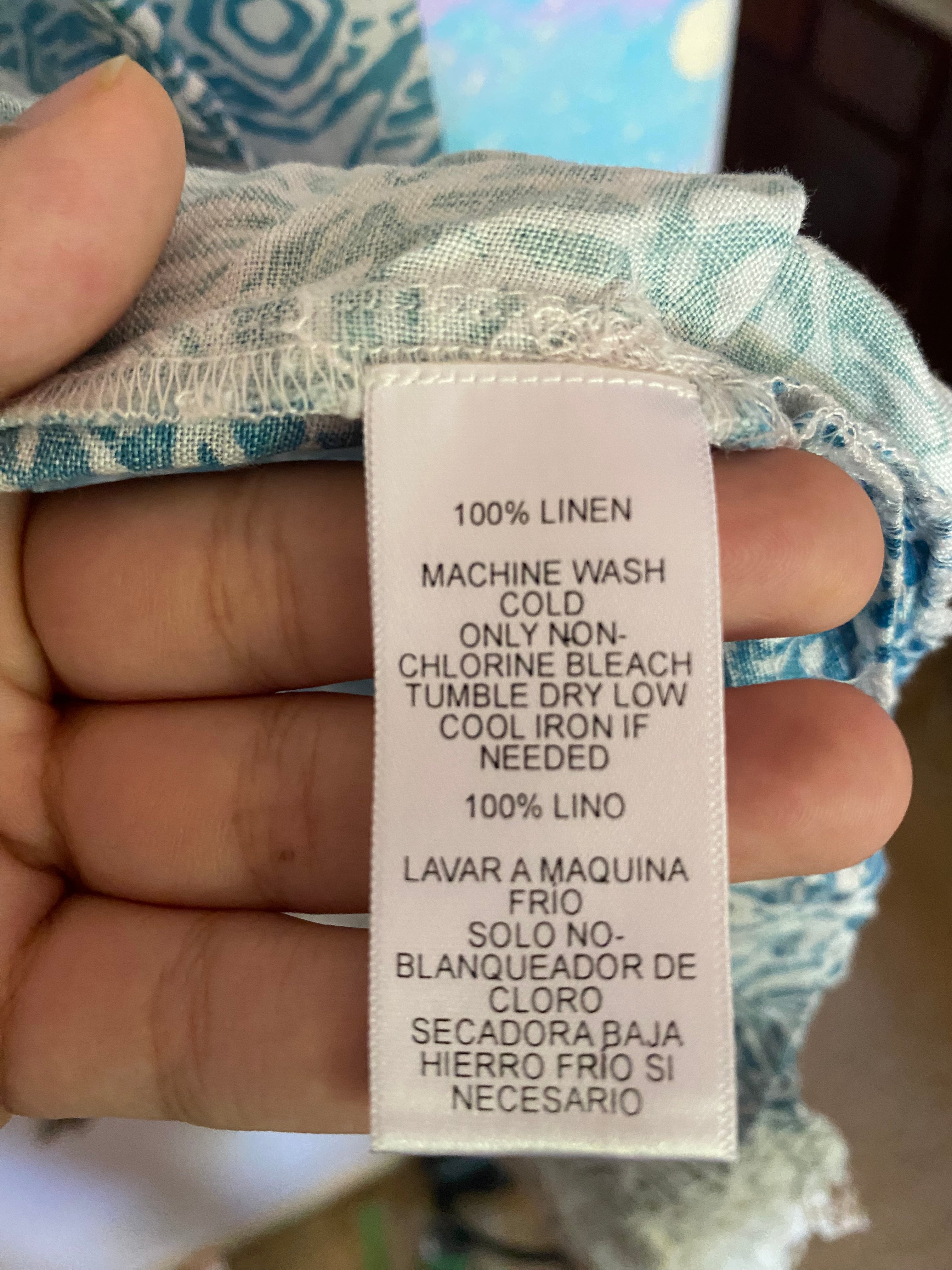 teal ombre geometric print kimono