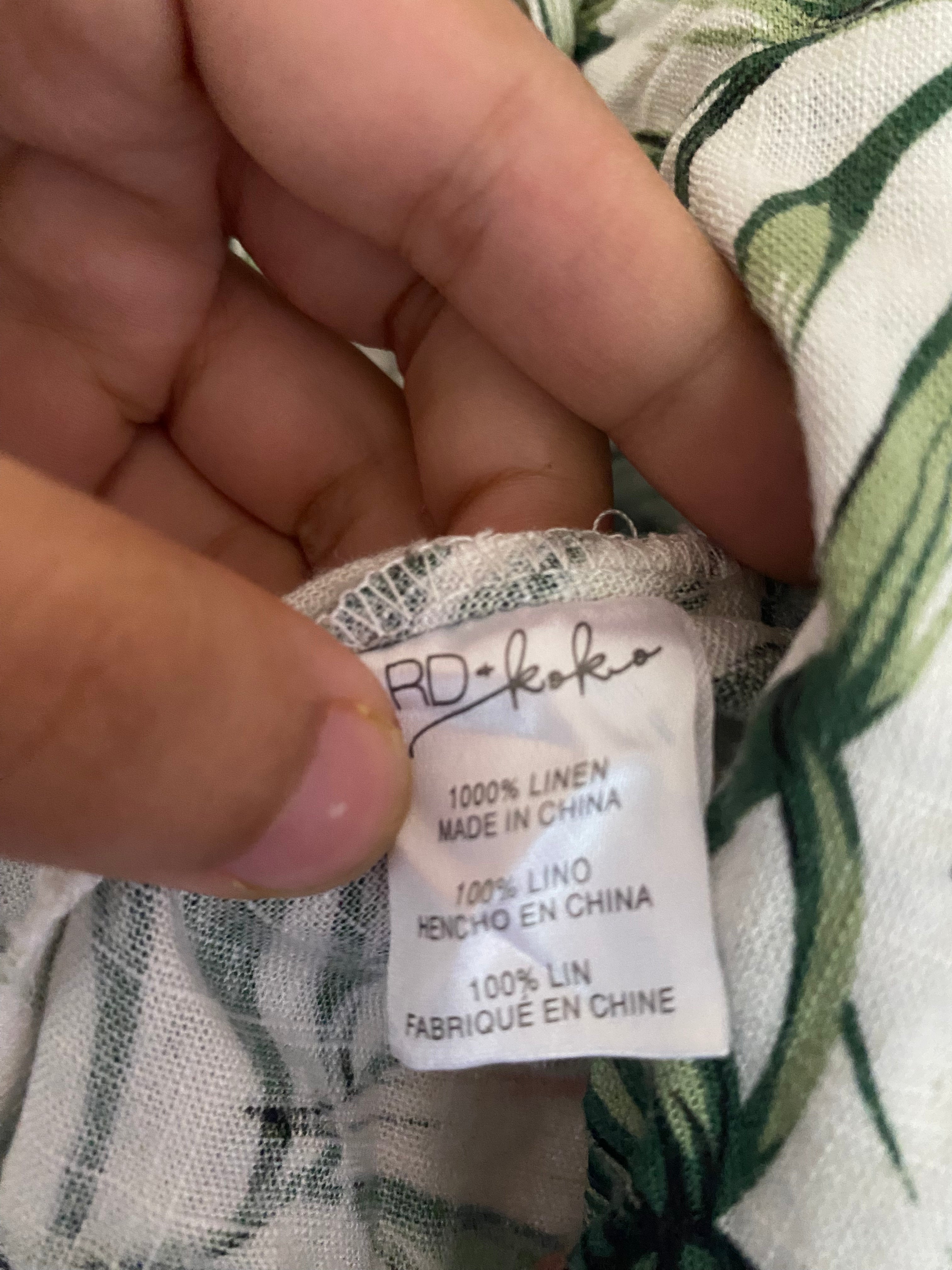 tropical palm print blazer