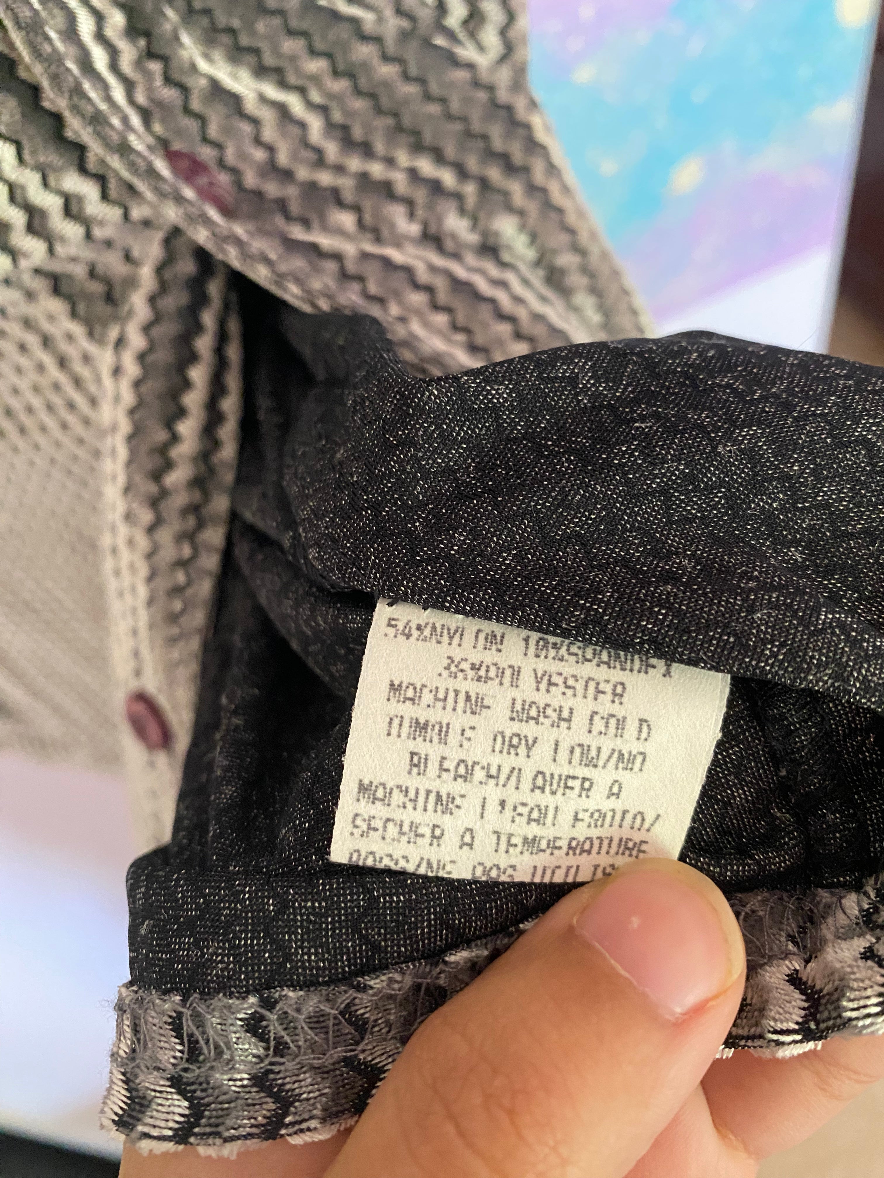 groovy disco zigzag silver shirt