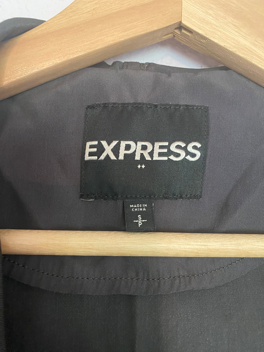 flowy gray jacket with good vibes