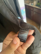 flowy gray jacket with good vibes