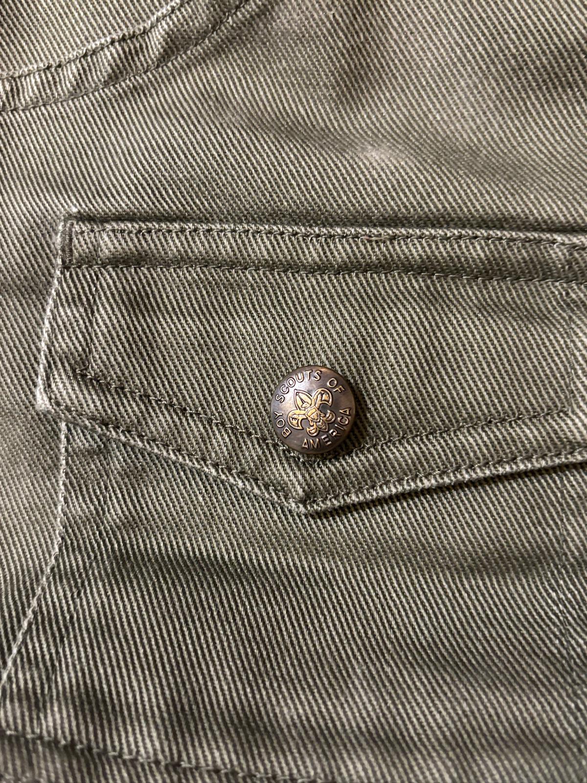 olive green straight-leg pants