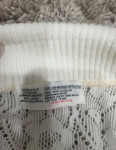 white lace button cape