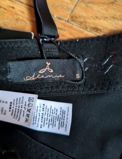 statement jeweled black bustier top