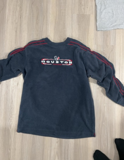 houston texans fleece sweatshirt