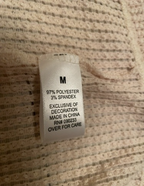 pacsun cream knit floral top