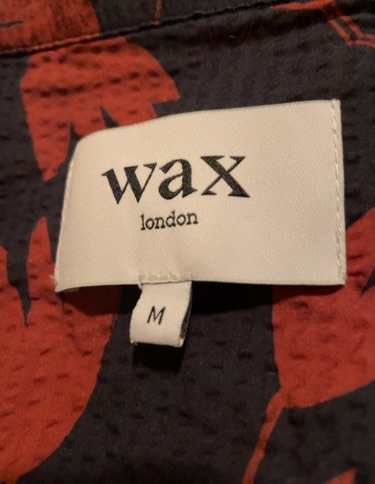wax london red floral shirt