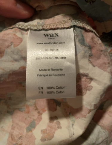 wax london multicolor floral shirt