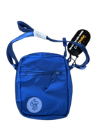 blue cordura crossbody bag